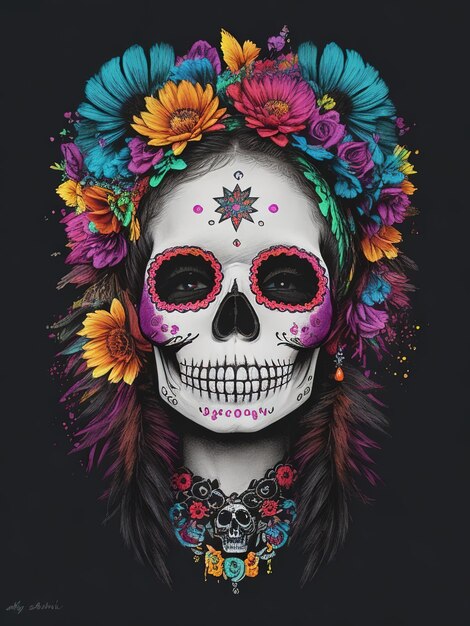 Celebrando el Día de Muertos en honor a los seres queridos fallecidos en la cultura mexicana