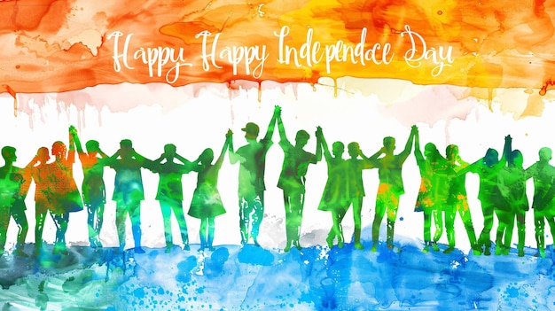 Celebrar el Día de la Independencia de la India el 15 de agosto con un tributo a la Puerta de la India adornada con el n