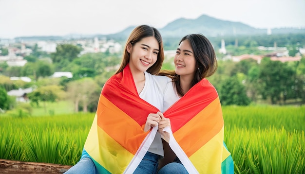 Foto celebrar el día del orgullo