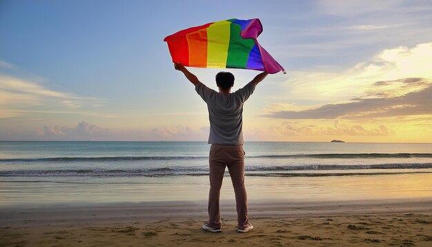 Foto celebrar el día del orgullo