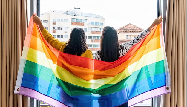 Foto celebrar el día del orgullo