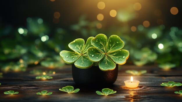 Foto celebrar el júbilo esmeralda feliz día de san patricio alegre tradición irlandesa llena de festividades verdes suerte alegría cultural el 17 de marzo abrazando el espíritu del orgullo irlandés y la celebración