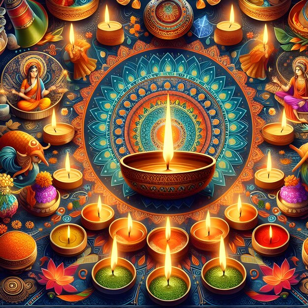 Celebrar o Diwali, o Festival das Luzes, envolve acender diyas, estourar fogos de artifício e compartilhar su