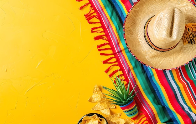 Foto celebrating cinco de mayo vibrant mexican festival illustration