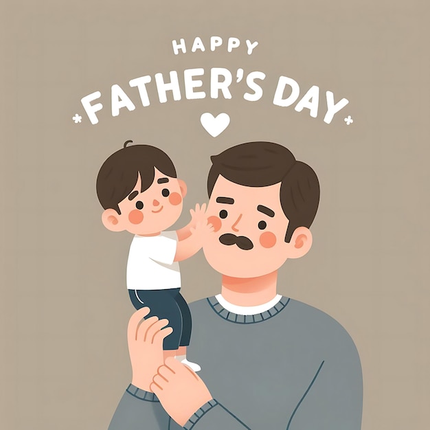 Celebre o Dia dos Pais com uma ilustração