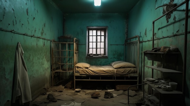 Célula de prisão russa Um vislumbre da encarceramento pós-apocalíptica do século XIX