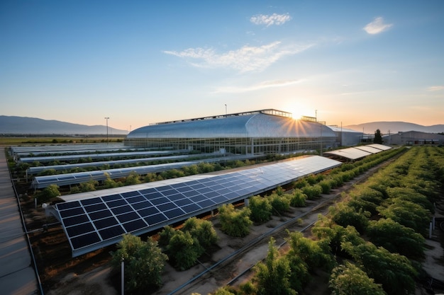 Célula solar de energia Crean na mega fábrica do telhado