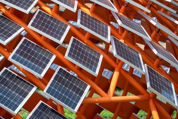 Célula solar de tecnologia de painéis solares