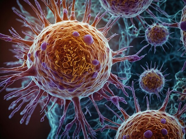 las células cancerosas invaden otras células