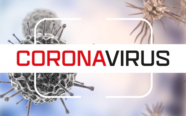 Foto células de vírus ou molécula de bactérias. gripe, visão de um vírus ao microscópio, doença infecciosa. germes, bactérias, organismo infectado por células. vírus h1n1, gripe suína, vírus corona. renderização 3d.