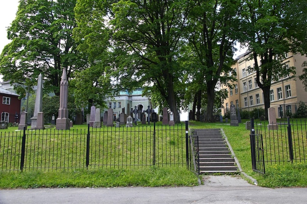 El cementerio de Oslo Noruega