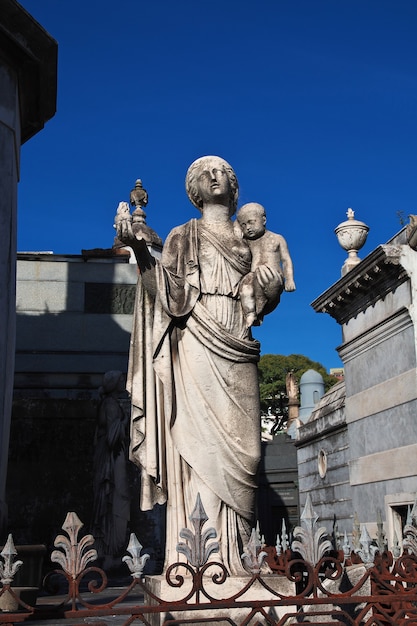 Cementerio de la Recoleta en Buenos Aires, Argentina