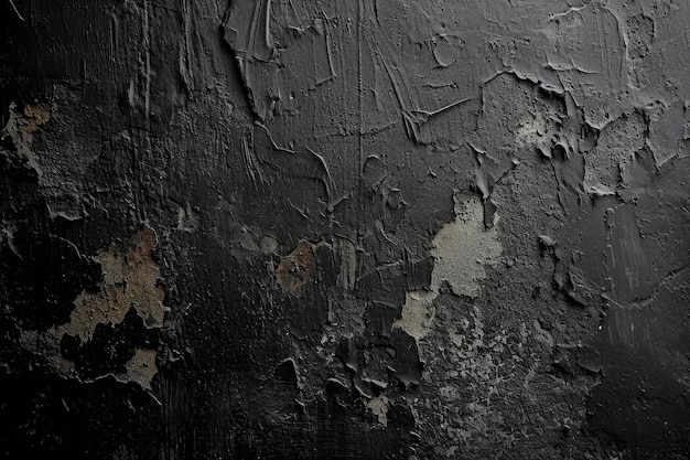 Foto cemento de textura de pared vieja fondo gris negro oscuro