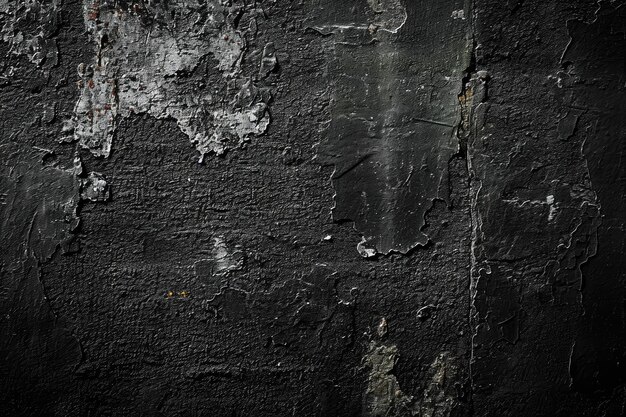 Foto cemento de textura de pared vieja fondo gris negro oscuro