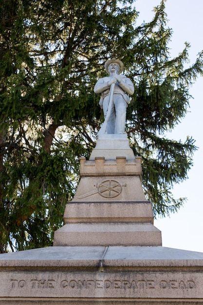 Cemitério confederado em fredericksburg va