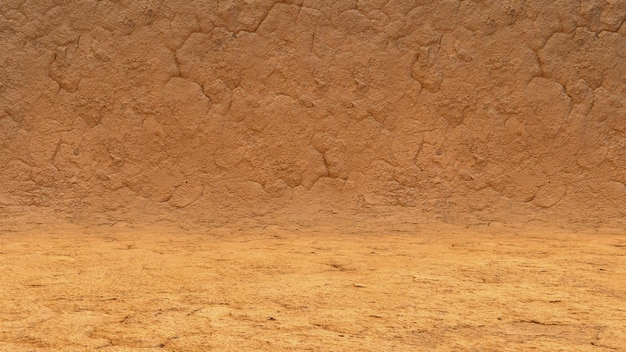 cena de estúdio de textura de fundo de rachaduras de arenito, cena vazia pronta para o produto