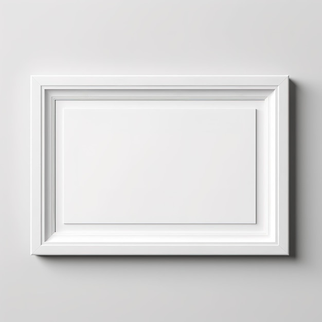 Foto cena de maquete de quadro minimalista