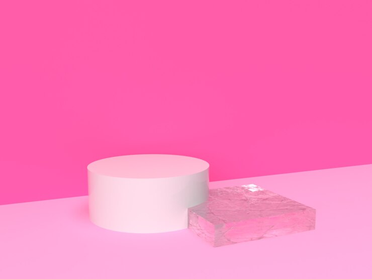 Cena do pódio 3D para exibição ou colocação do produto