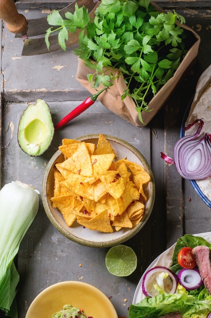 Cena estilo mexicano