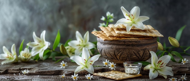 Foto cena histórica reconstituída para o seder da páscoa