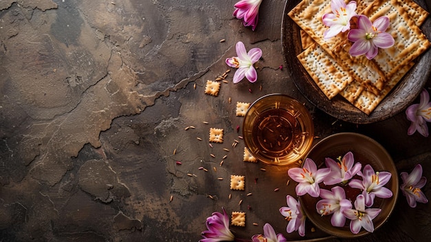 Foto cena histórica reconstituída para o seder da páscoa