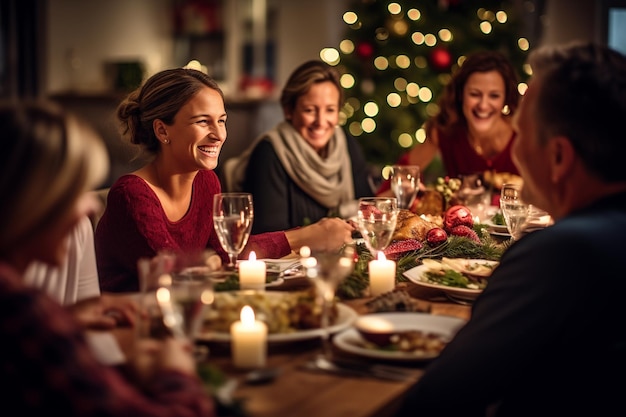 La cena de Navidad conmovedora