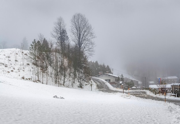 cenário de inverno da Baviera