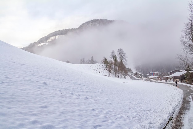 cenário de inverno da Baviera