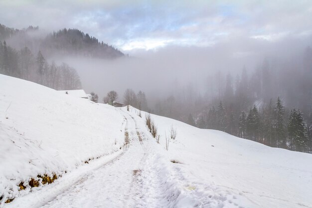 cenário de inverno da Baviera