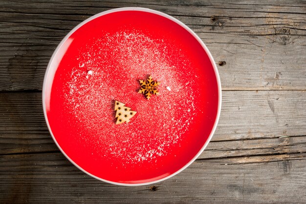 Cenário de mesa de natal