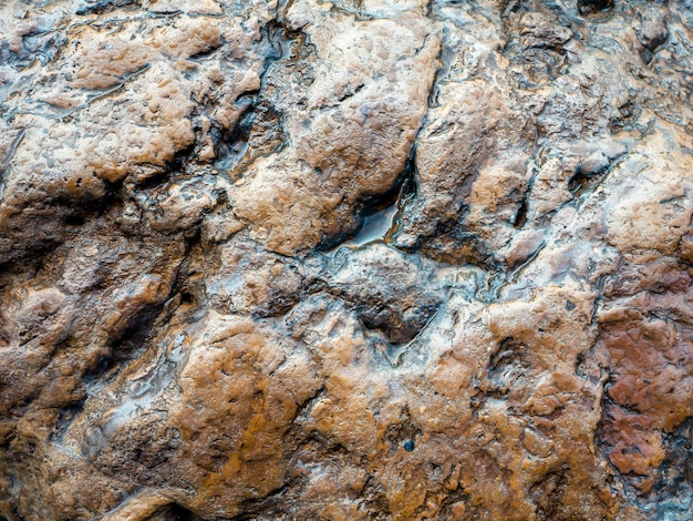 Cenário de papel de parede de superfície de rocha de fundo de pedra vulcânica com textura áspera