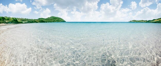 Cenário de praia tropical na tailândia