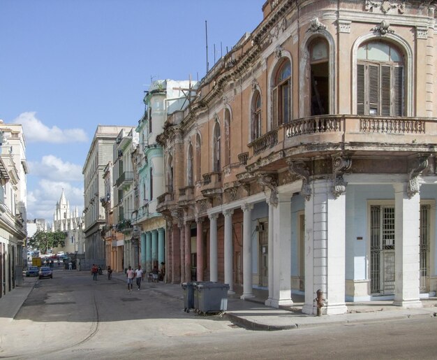 cenário de rua em Havana