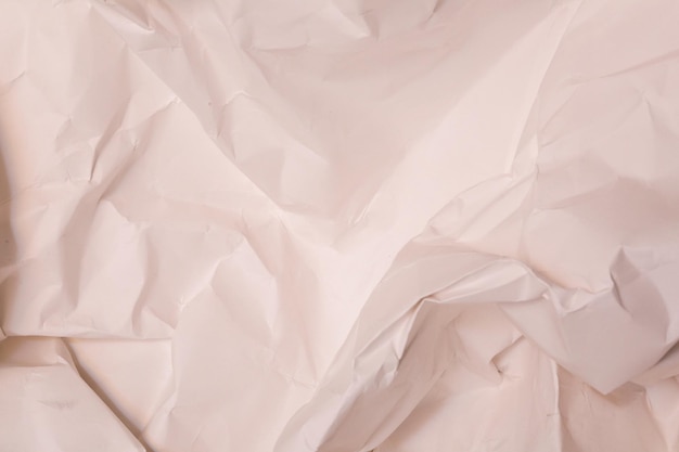 Cenário de textura grunge de fundo de papel amassado branco amassado