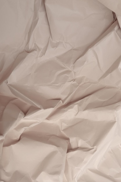 Cenário de textura grunge de fundo de papel amassado branco amassado