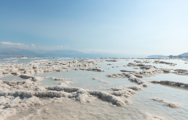 Cenário do mar morto em israel