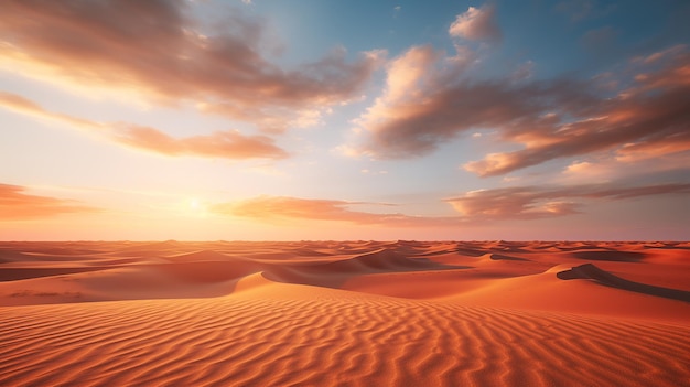 Cenário majestoso de dunas de areia