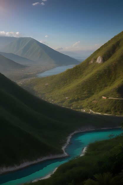 Foto cenário natural ultra realista para freelancers e designers gráficos