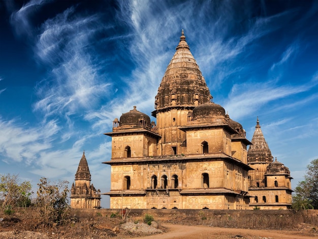 Cenotafios reales de Orchha, India