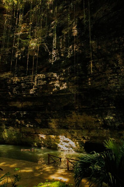 Cenote Grande em Valladolid Yucatan México