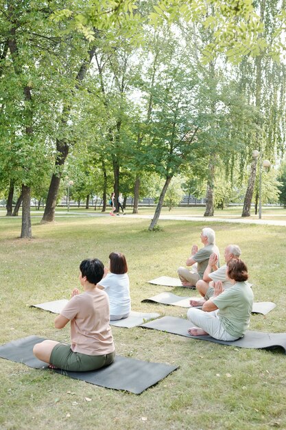 Centrado en la meditación