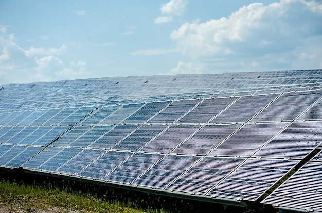 central de energía solar