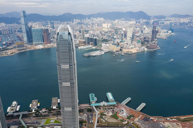 Central, Hongkong, 01. November 2018: - Skyline von Hongkong