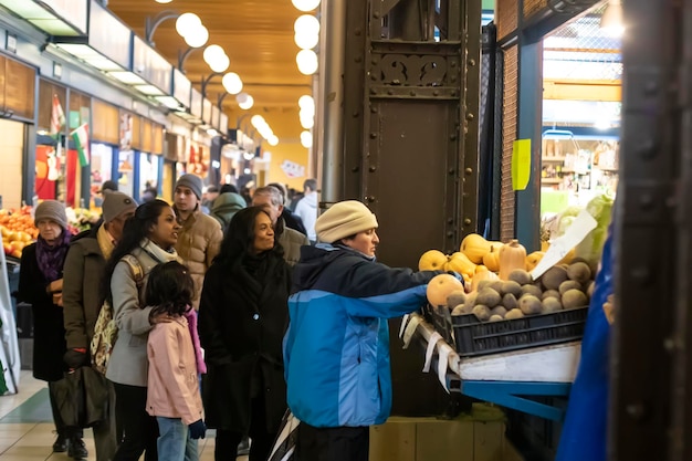 Central Market Hall Budapest Hungria