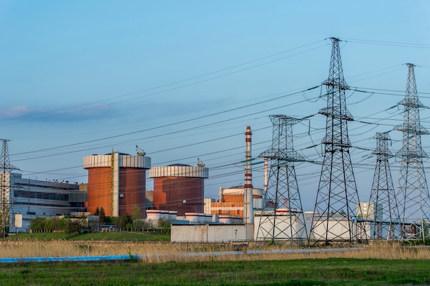 Central nuclear de Mykolaiv en la ciudad de Yuzhnoukrainsk