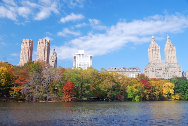 Central Park en la ciudad de Nueva York Manhattan