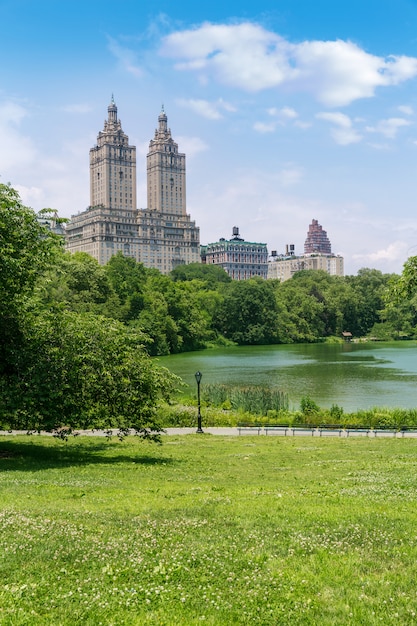 Central Park Der See Manhattan New York