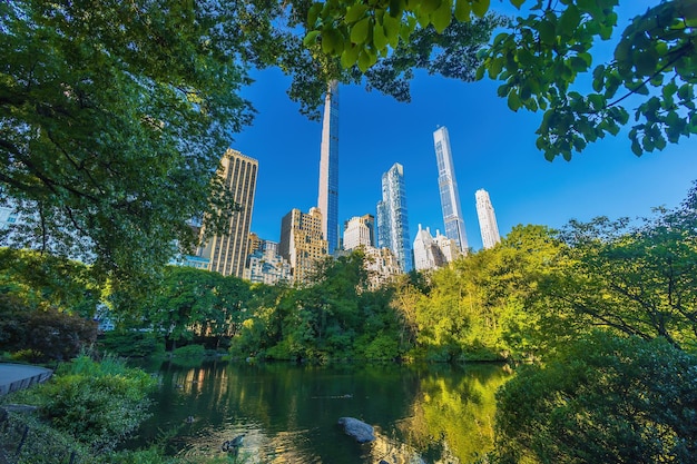 Central Park na cidade de Nova York EUA