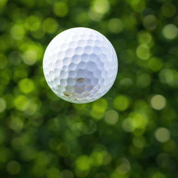 Centrarse en la pelota de golf