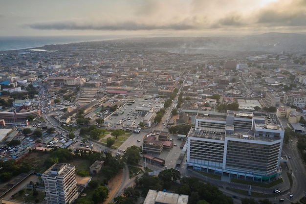 Centro de la ciudad de Accra, Ghana